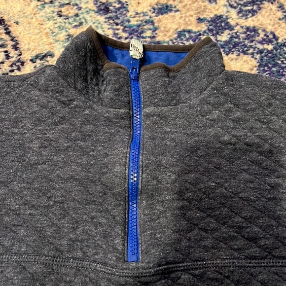J-Crew reversible warm cushy cozy 3/4 zip sweatshirt. Size xs. - Picture 3 of 6